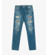 Jeans BRUCE regular fit con rotture e riparazioni
