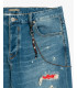Jeans BRUCE regular fit con rotture e riparazioni
