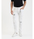 KEVIN skinny fit jeans with patches and rips