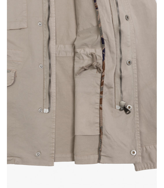 Field jacket in cotton