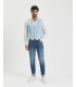 Gilet con bottoni in fantasia