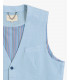 Gilet con bottoni in fantasia