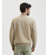 Giubbotto bomber effetto camoscio