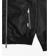 Faux-leather bomber jacket