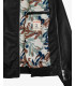 Faux-leather bomber jacket