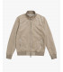 Faux-suede bomber jacket