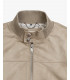 Faux-suede bomber jacket