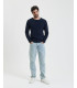 Double hem sweater