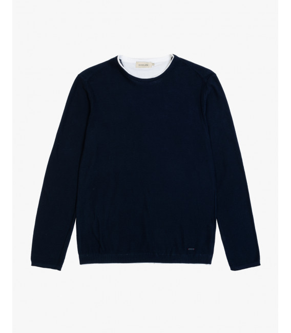 Double hem sweater
