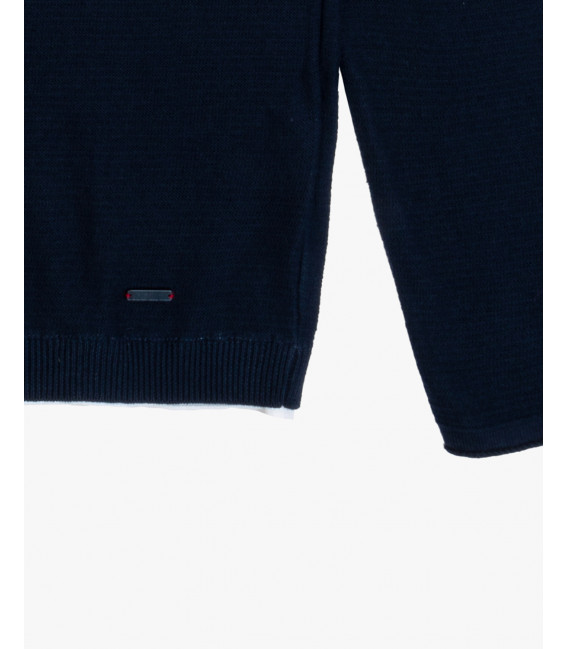 Double hem sweater