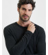 Maglione girocollo texturizzato