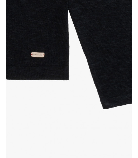 Maglione girocollo texturizzato