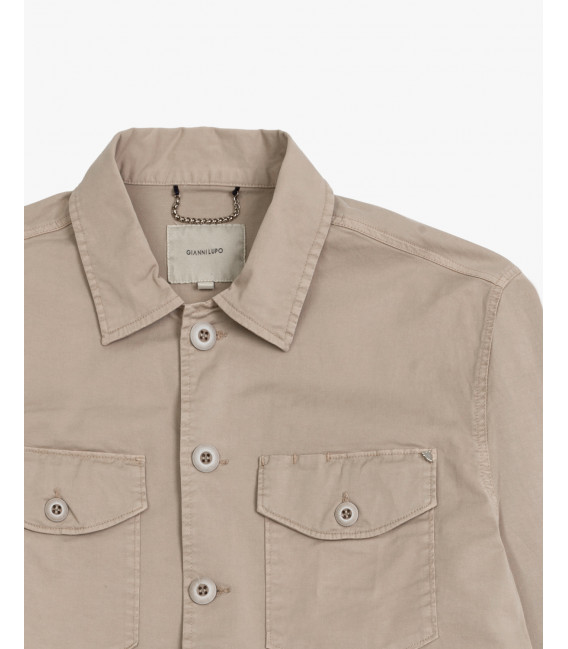Overshirt in cotone