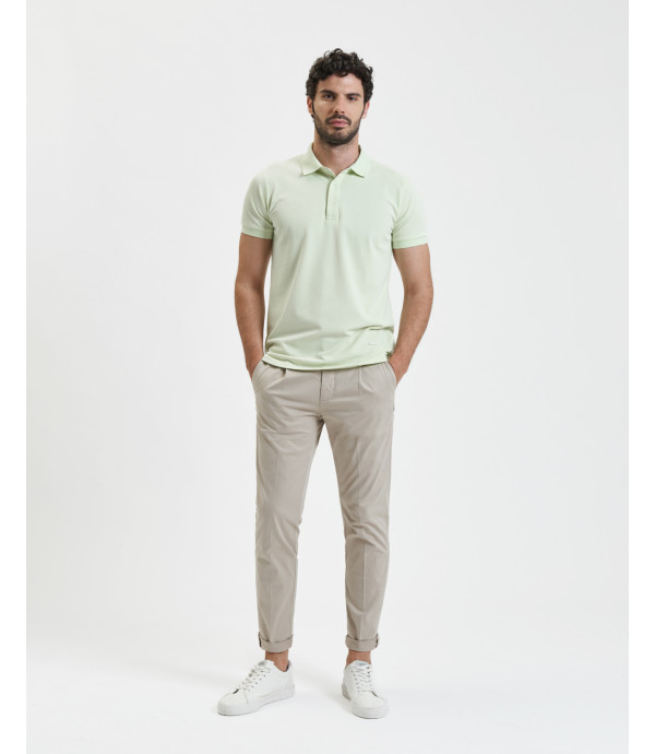 Polo in piquet con logo