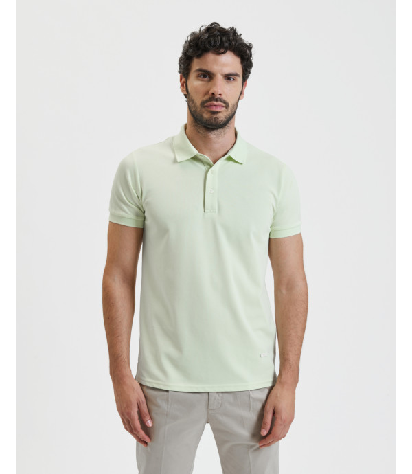 Polo in piquet con logo