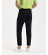 Pantaloni 5 tasche COOPER carrot cropped fit con tagli asimettrici