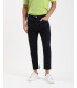 Pantaloni 5 tasche COOPER carrot cropped fit con tagli asimettrici