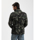 Camouflage safari jacket with patches