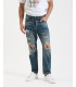 Jeans GRANT carrot fit con strappi