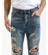 Jeans GRANT carrot fit con strappi