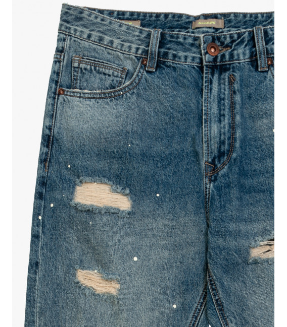 Jeans GRANT carrot fit con strappi