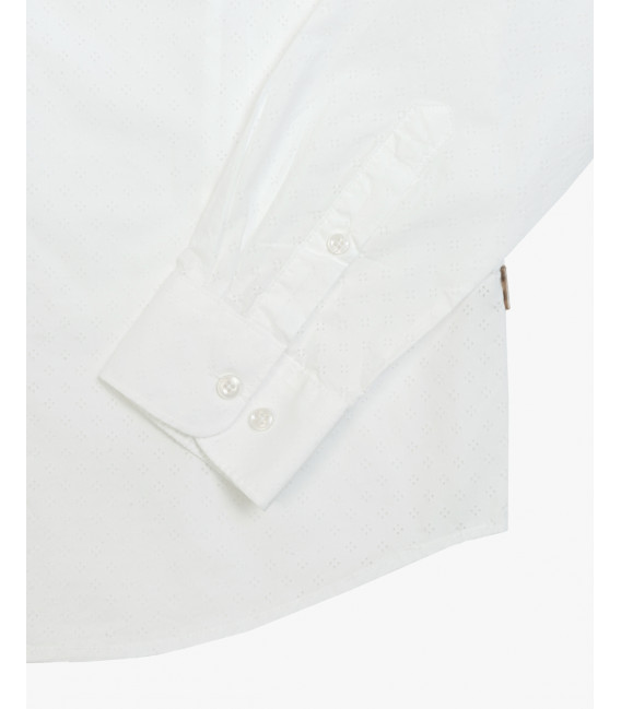 Slim fit micropierced shirt
