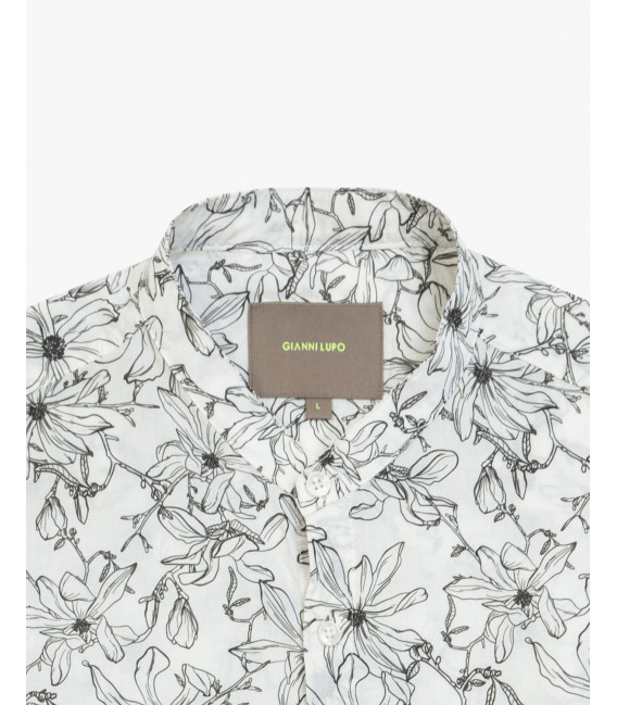 Camicia in fantasia floreale
