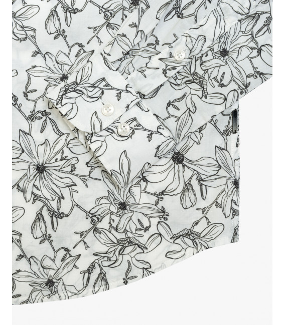 Camicia in fantasia floreale