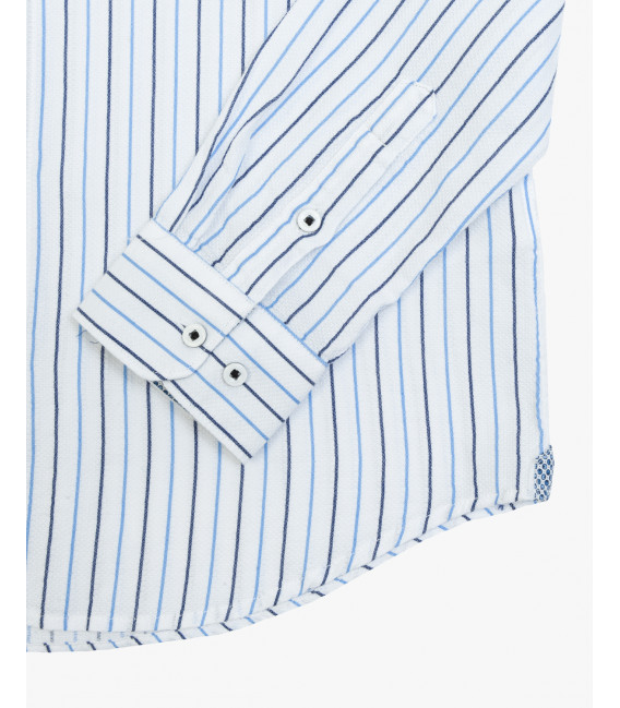 Striped cotton shirt