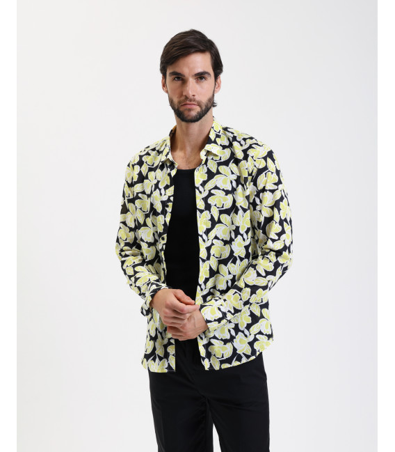Floral printed shirt