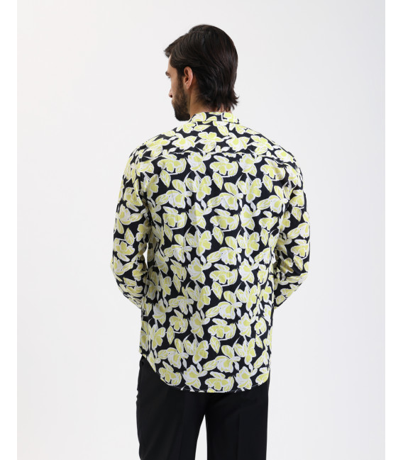 Floral printed shirt