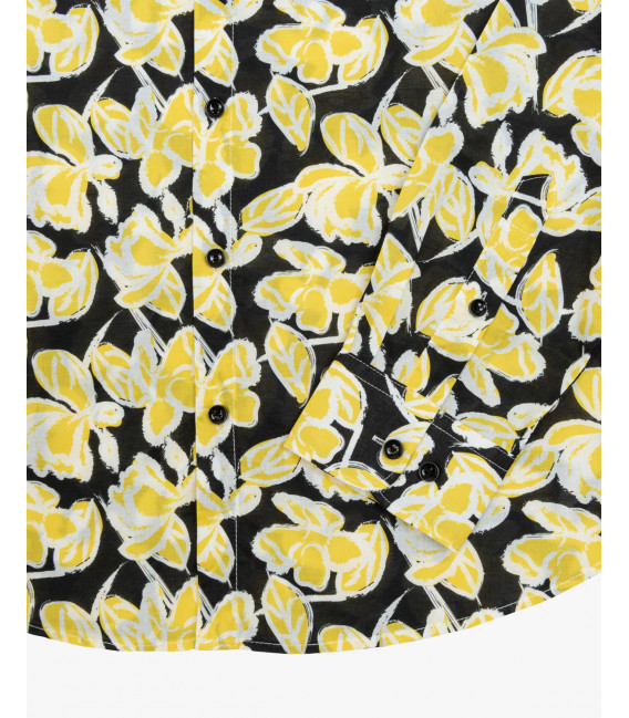 Floral printed shirt