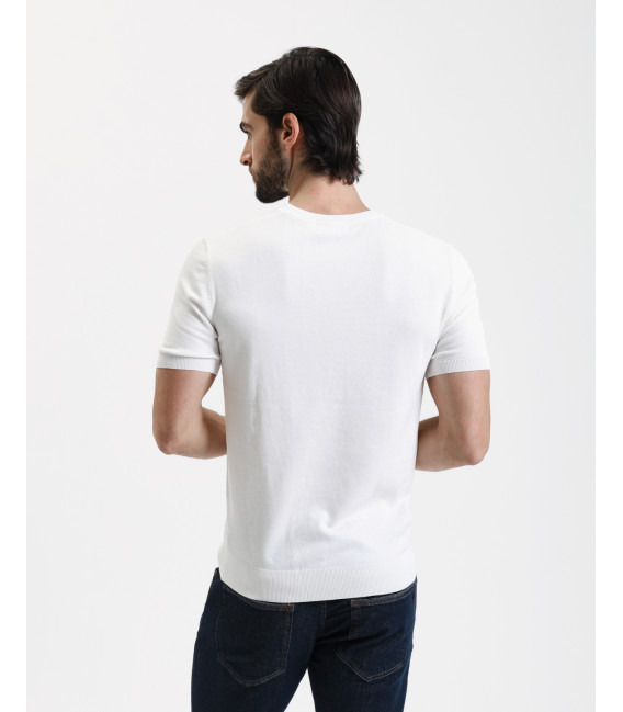 Muscle fit knitted t-shirt