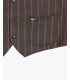 4 buttons striped waistcoat