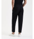 Wide leg trousers with flat front crease