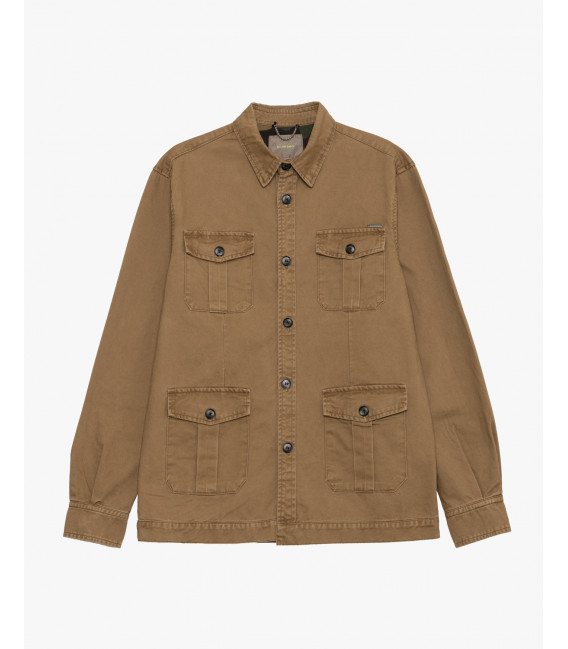 Overshirt in cotone