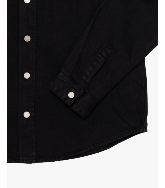 Overshirt denim con tasche