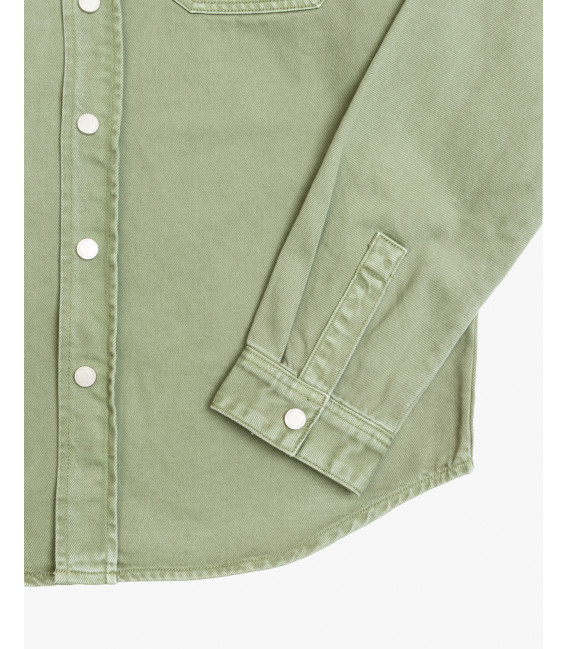 Overshirt denim con tasche