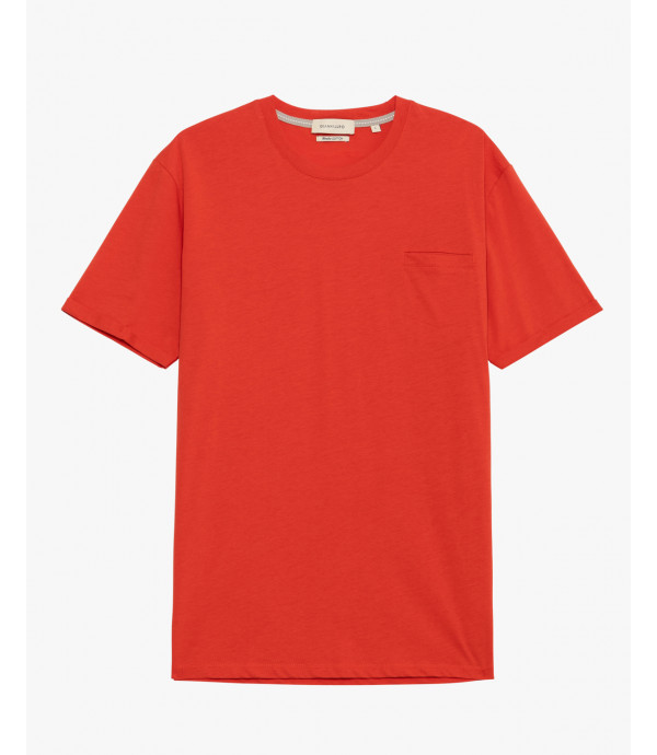 Extra-fine cotton t-shirt with pocket