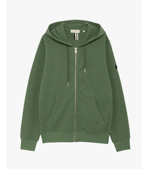 Felpa con zip e cappuccio