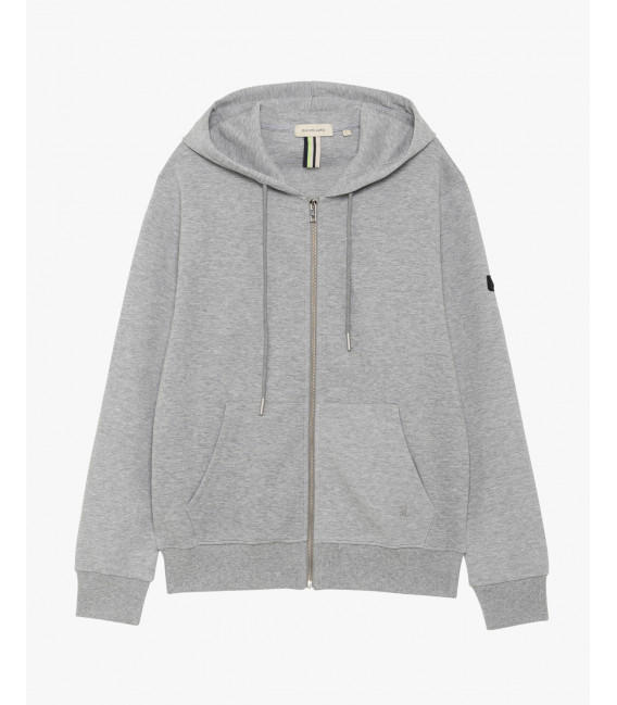 Felpa con zip e cappuccio