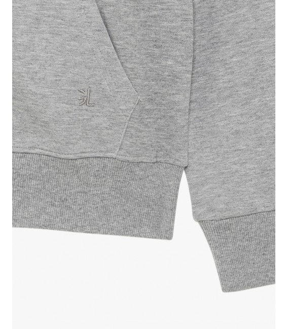 Felpa con zip e cappuccio