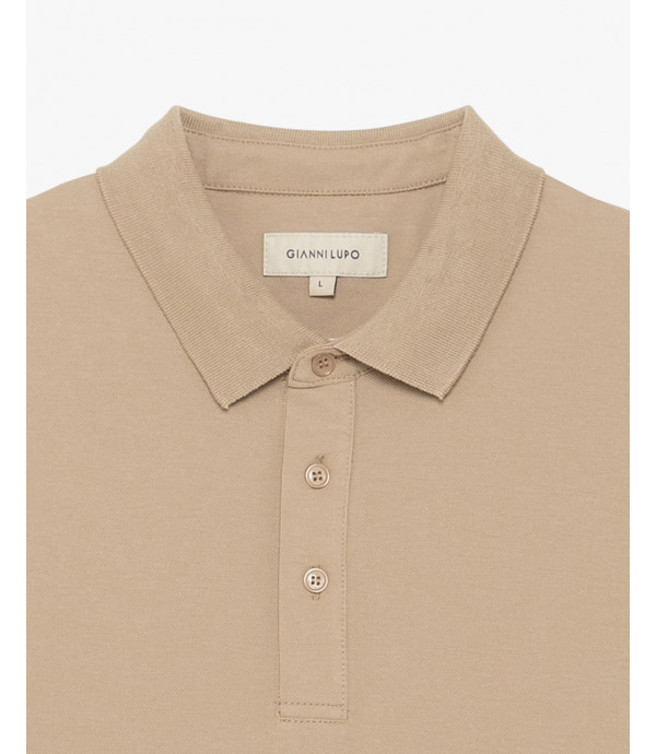 Polo in piquet con logo