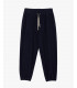 Textured joggers with double drawstring