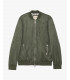 Giubbotto bomber effetto camoscio
