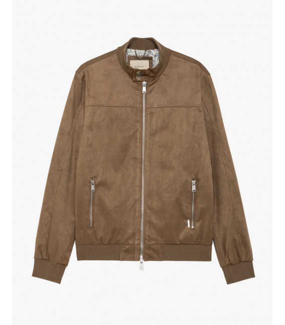 Bomber effetto camoscio