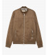 Bomber effetto camoscio