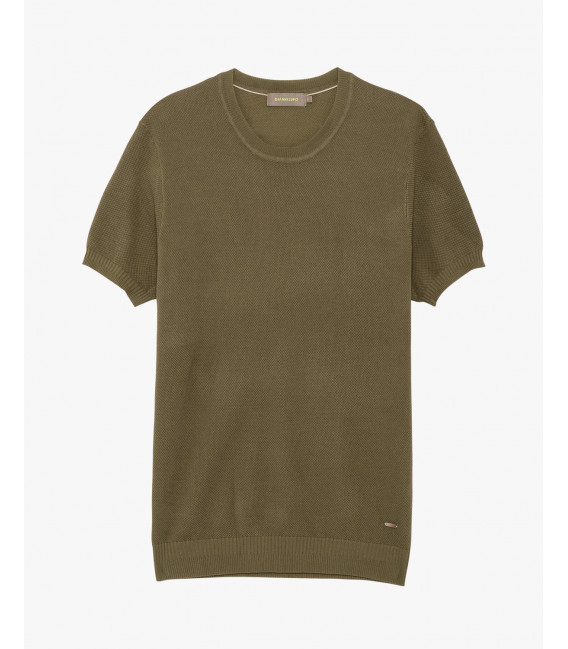 Knit textured t-shirt