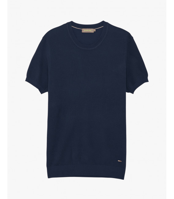 T-shirt in maglia texturizzata