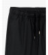 Wide leg drawstring trousers with flat front crease